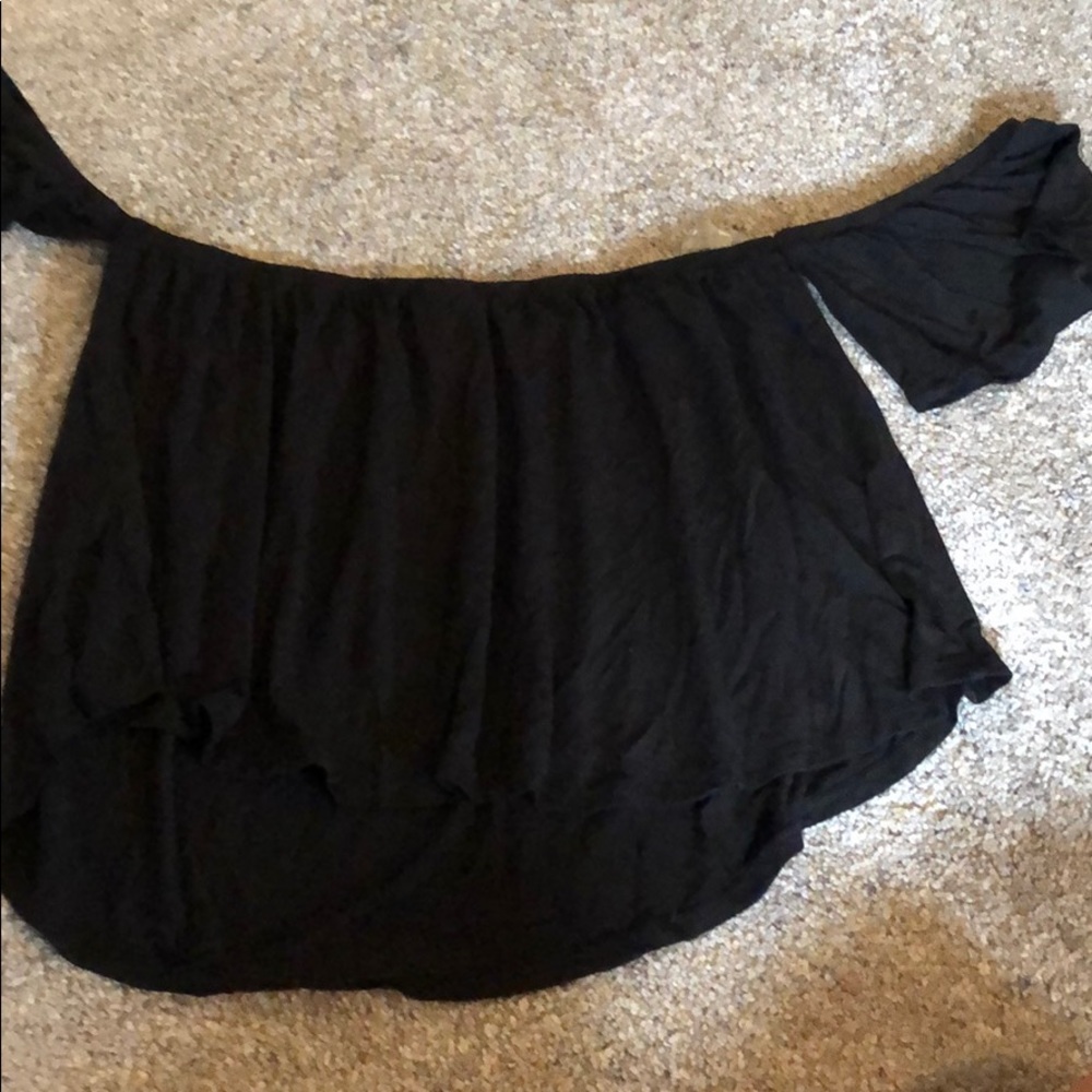 Black tank top